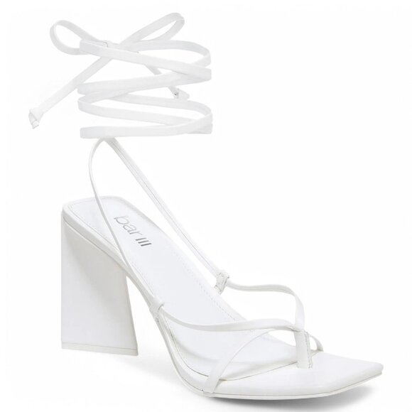 Bar Iii Alana Tie-up Geo-Heel Sandals Women S Shoes - Picture 1 of 3